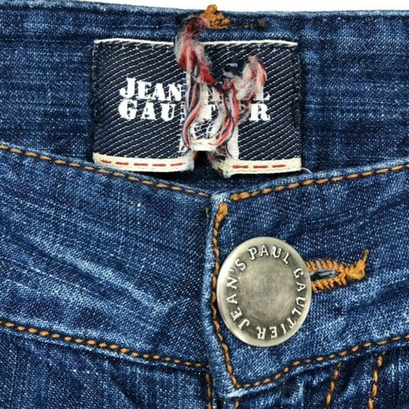 Jean Paul Gaultier Vintage Boot Cut Blue Jeans size 28 - Picture 4 of 7